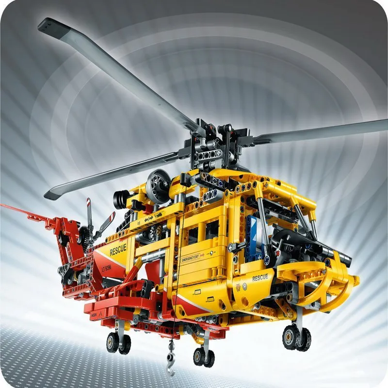

DECOOL 3357 Technic City Series 2-in-1 Helicopter Figure Blocks Construction Building Bricks Toys For Children Christmas Gift
