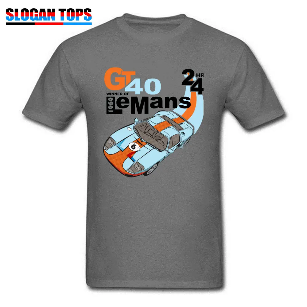 Casual Cotton Tops Shirt for Men Cool Tshirts Classic Company Round Collar T Shirt Short Sleeve Wholesale NEW Classic Ford GT40 T shirt 23562 carbon