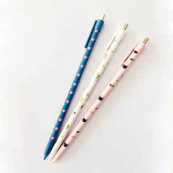 P39 3X Cute Kawaii Long Handle Thin Press Mechanical Pencil Writing School Office Supply Kid Student Stationery Automatic Pencil