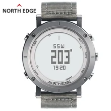NORTH EDGE Men’s Sport Digital Watch Hours Running Swimming Watches Altimeter Barometer Compass Thermometer Weather Pedometer