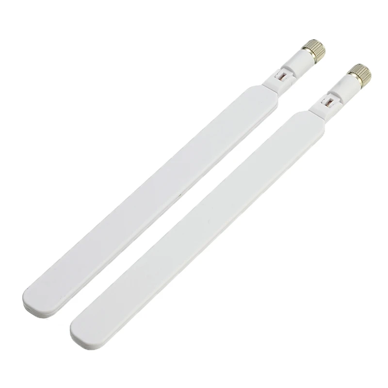 

2pcs/set Router Antenna 4G Antenna SMA Male for 4G LTE Router External Antenna for Huawei B593S B880 B310 700-2690MHz White