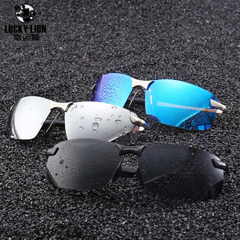 

Classic Sunglasses Men Driving Glasse Ultraviolet-Proof Colored Film Polarized 7 Kinds Of Color Frame Eyewear For Brand Designer