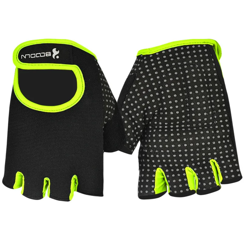 BOODUN Gym Men Women Body Building Half Finger Fitness An-slip Weight Lifting Gloves