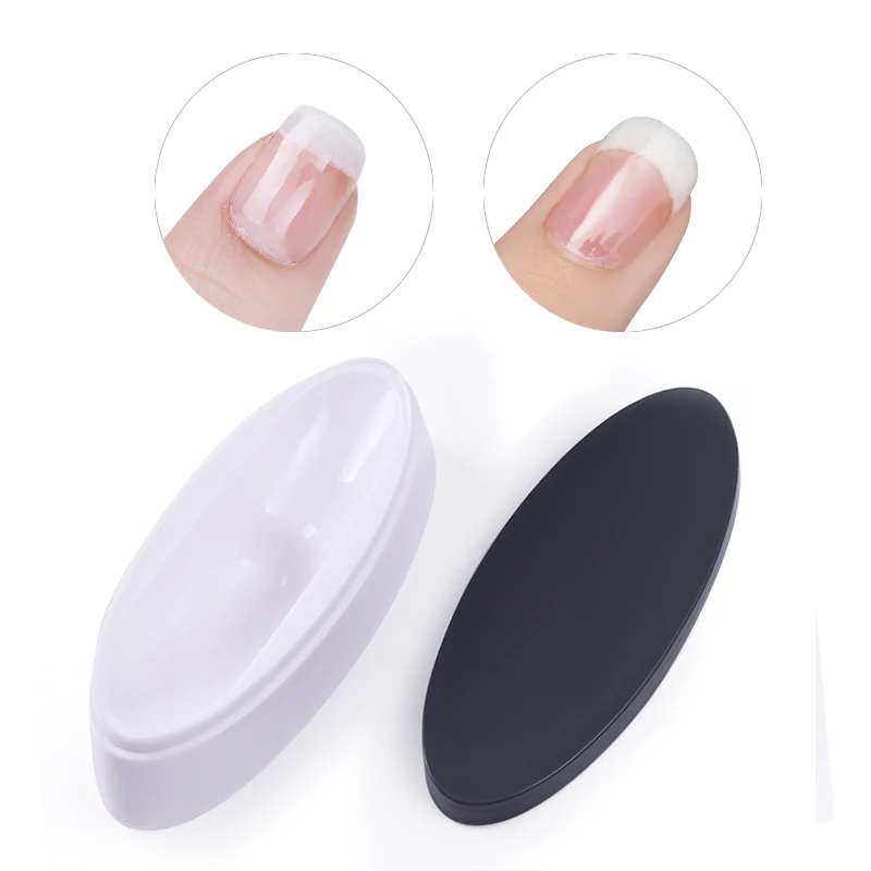 

1 Pc French Dip Nail Container Powder Dipping Tray Nail Tips Mold Guides Manicure Nail Art Tool