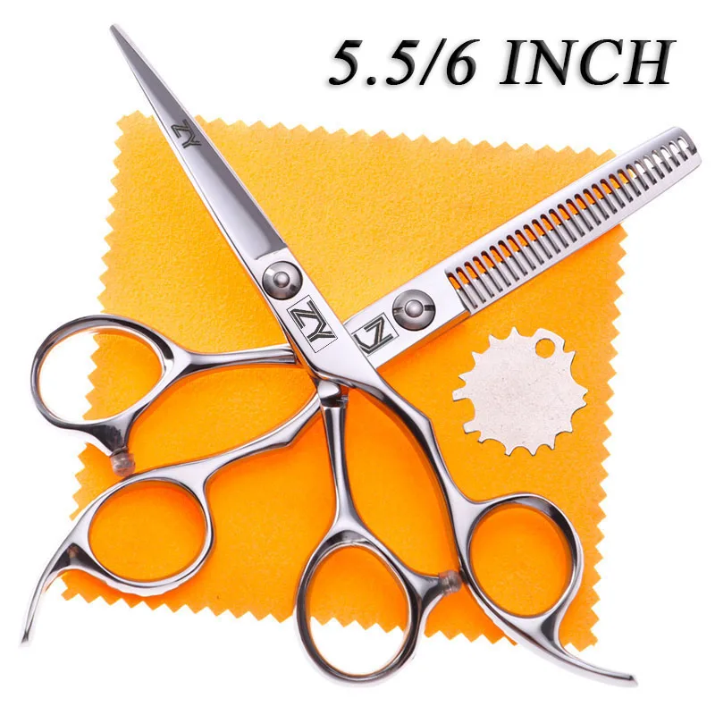 

ZY 5.5"/6"sale black japan hair scissors shears cheap hairdressing scissors barber thinning scissors hairdresser razor haircut