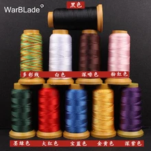 WarBLade פוליאמיד כבל 0.2 מ"מ 0.4 מ"מ 0.6 מ"מ 0.8 מ"מ 1 מ"מ ניילון כבל תפירת חוט חבל משי ואגלי מחרוזת עבור DIY תכשיטי ביצוע(China)