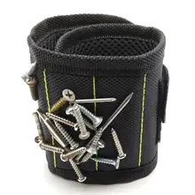 Сильный магнитный браслет 3 магнитные регулируемые браслеты винты гвозди гайки Болты Инструменты Черный