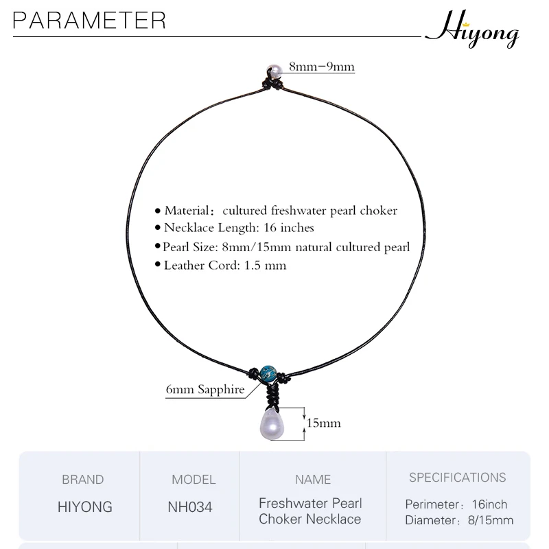 Одиночное белое ожерелье-чокер из пресноводного жемчуга с натуральным камнем из натуральной кожи для женщин и девочек, подарок, ювелирные изделия ручной работы