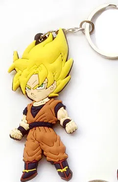 1 piece Anime Keychain Action Figures KeyRing Car Backpack PVC Cute Animals Characters keychain Decoration Toys For Kids|Игровые