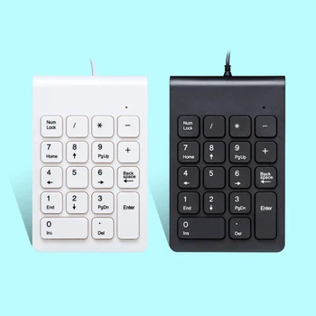

Wired numeric keypad mini keyboard USB keyboard laptop 18 keyboard