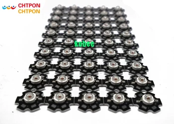 

100pcs 660nm 3W EPILEDS Chip Deep Red LED Beads Diodes Plant Grow LED Grow Light Part with 20mm star pcb