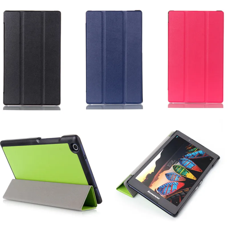 

Solid Magnetic PU Case For Lenovo Tab3 8 TB3-850F TB3-850M 8" Tablet Floding Cover For Lenovo TAB2 A8-50F A8-50LC Case