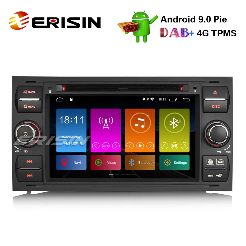 Flash Deal Erisin ES2931FB 7" DAB+ Android 9.0 Car Stereo GPS Sat Nav 4G for Ford Focus Transit S/C-Max Kuga Galaxy 0 Flash Deal Erisin ES2931FB 7" DAB+ Android 9.0 Car Stereo GPS Sat Nav 4G for Ford Focus Transit S/C-Max Kuga Galaxy 0