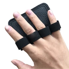 1 шт. профессиональные перчатки для тренажерного зала фитнеса тренировок Тяжелая атлетика половина пальцев противоскользящие перчатки обертывание уличная кожа износостойкие фитнес