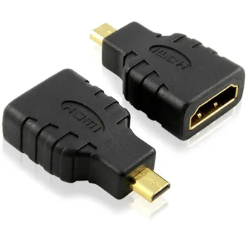

100pcs New HDMI Female to Micro HDMI Male Adapter Connector HD TV DVD Black