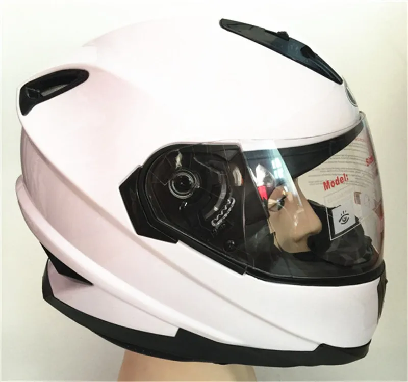 

ABS matte black material helmet full face motorcycle helmet dual lens with bike helmets Capacete motoqueiro casque moto