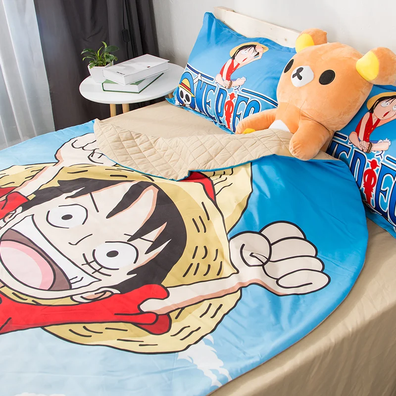 Японские иероглифы Тоторо Пикачу Super Mario Одна деталь аниме Лето Нерегулярные Стёганое одеяло Чи-Би Maruko Doraemon индивидуальные Одеяло
