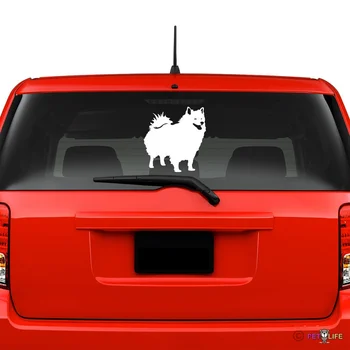 

American Eskimo Window Sticker Vinyl Auto Window eskie decals 15cm