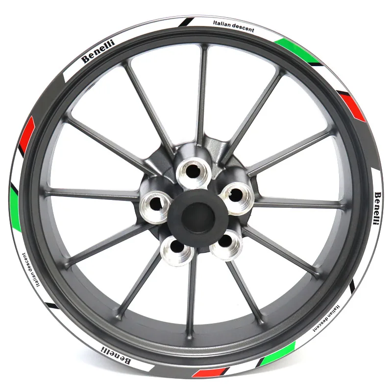 New high quality Fit Motorcycle Wheel Sticker stripe Reflective Rim For Benelli TRK 502 - Цвет: 6