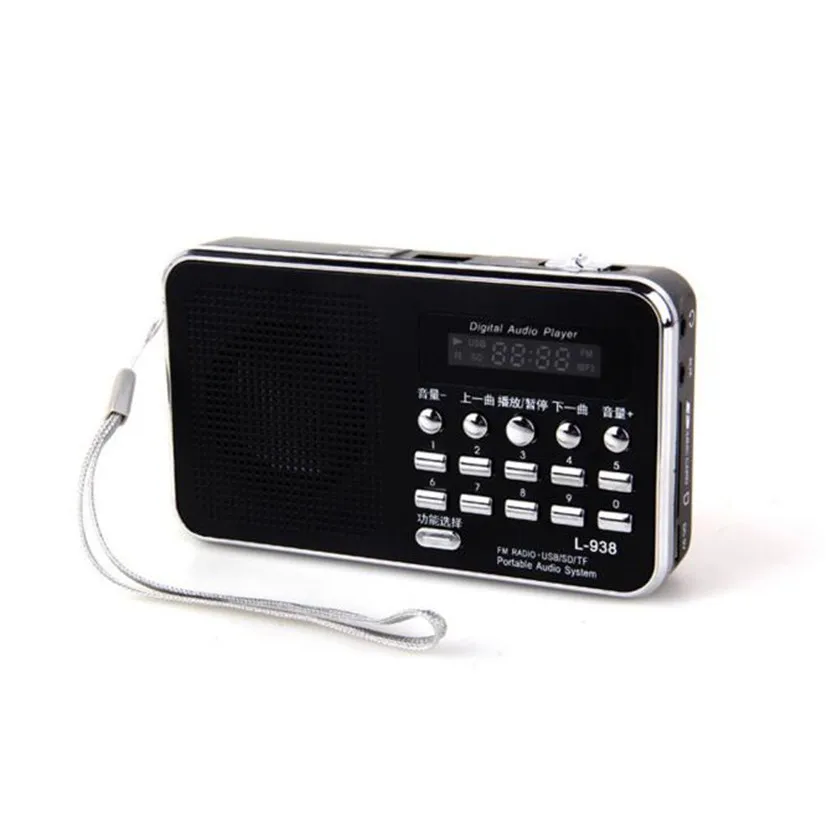

Factory price Hot New Mini Digital Portable Music MP3 Player Micro SD/TF Card Speaker FM Radio Sept13