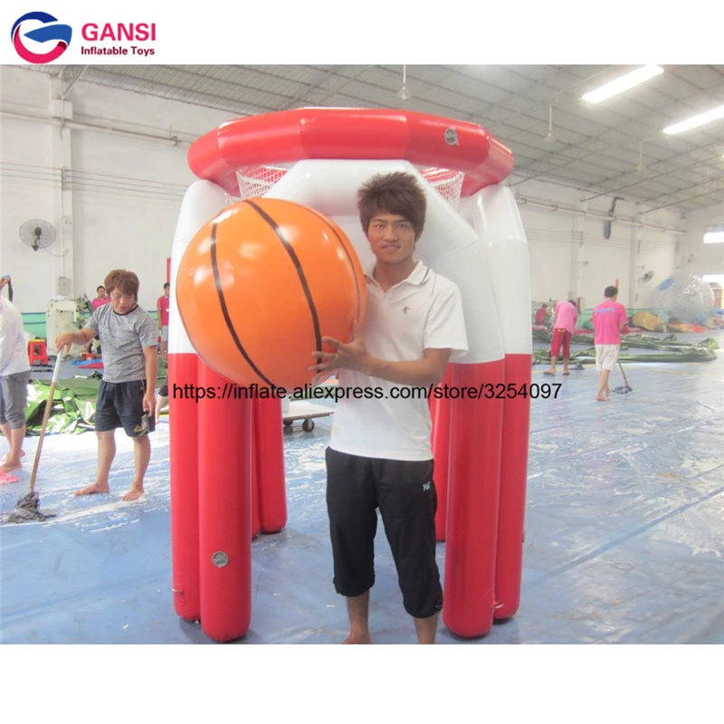 High Quality Indoor Inflatable Basketball Hoop For Sport Game 2M Height Lows Price Inflatable Basketball Shooting Game Equipment 1 set of indoor basketball hoop over door basketball hoop kids basketball hoop sport game toys