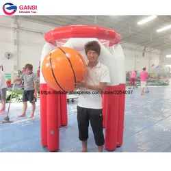 Высокое качество Крытый надувные Баскетбол обруч для спортивных игр 2 м высота минимумов цена надувные Баскетбол съемки игрового
