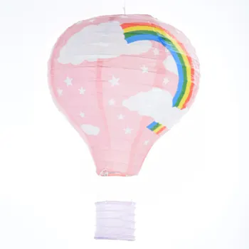 

5pcs/lot 12 inch Hot Air Balloon light pink Paper Lantern for Wedding Party Birthday Craft Garden Decoration