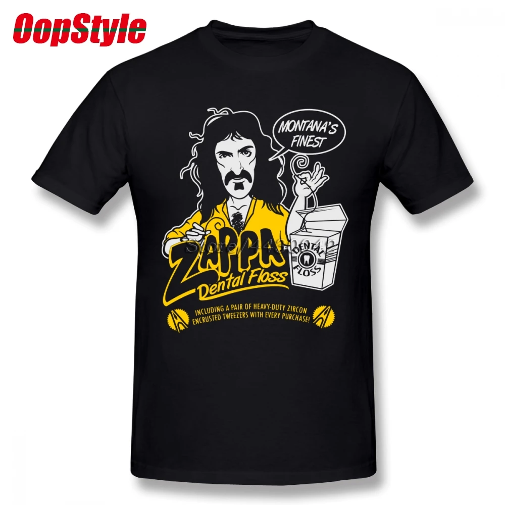 Frank Zappa T-shirt For Men Dropshipping Summer Short Sleeve Cotton Plus Size Custom Team Tee 4XL 5XL 6XL | Мужская одежда