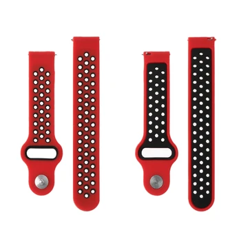 

For Xiaomi Huami Amazfit Bip TICWATCH2 Gear Sport WELOOP 20mm Silicon Watch Band