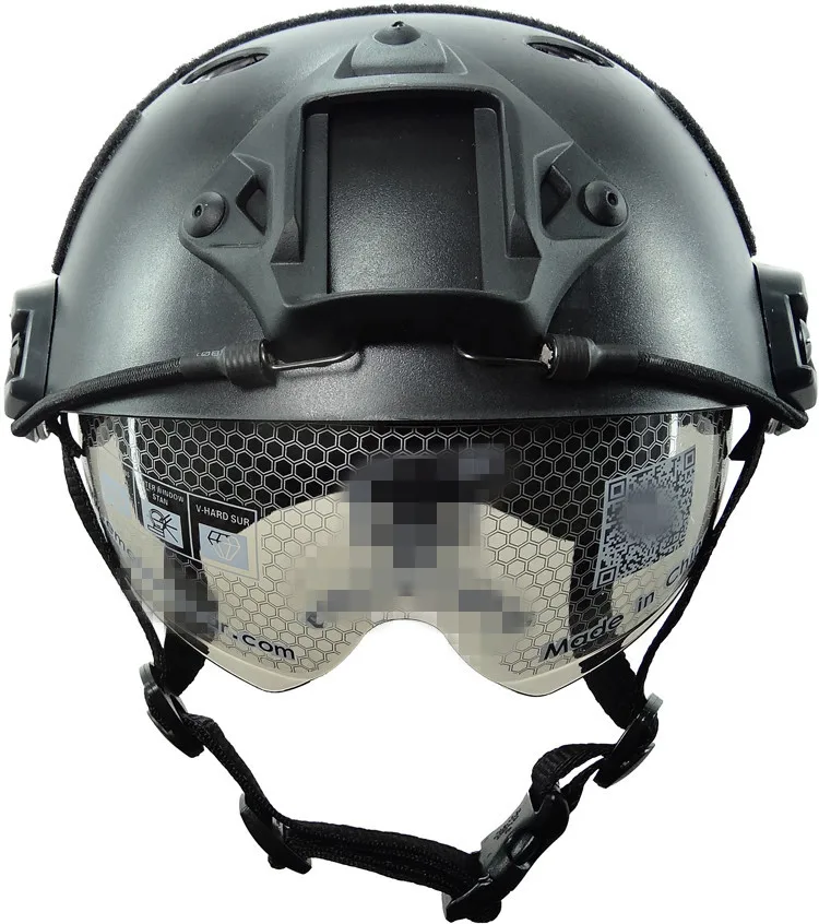 Military fast helmet tactical helmet army cover with glasses casco