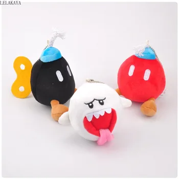 

Mini 10cm Plush Keychain Pendants Doll Cartoon Soft Stuffed Bag Xmas Pendant Creative Kids Backpack Mobile Phone Accessories Toy