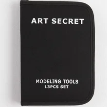 Высококачественные инструменты для моделирования с тканевым мешком и деревянными ручками глиняная скульптура