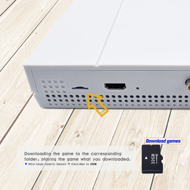 Data Frog HD Game Console 64 Bit Support 4K HDMI TV Output Built In 800 Games For PS1/G.B.A. Retro Console