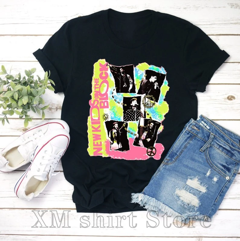 

New Kids On The Block Vintage T-Shirt Gift Idea For Fan Shirt Music Unisex T-shirt Hoodie Long Sleeve Tank Top CL552