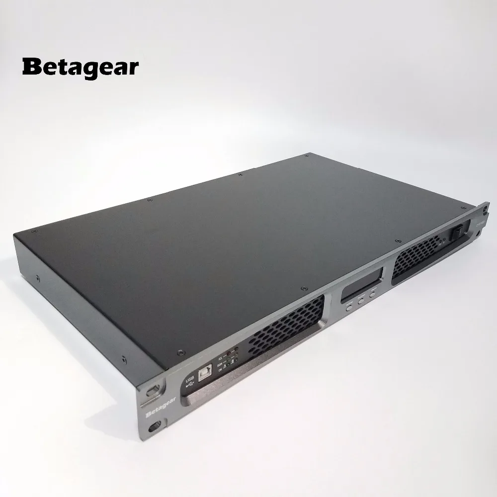 Betagear BT2150 Мощность усилитель 150 Вт x 2 канала профессиональный аудио усилитель 250 Вт 4ohm 1u цифровой усилитель ПК программное обеспечение для управления