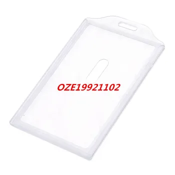 

1PCS Stafff Student Office Plastic Housing Office Work Name Card Holder Clear