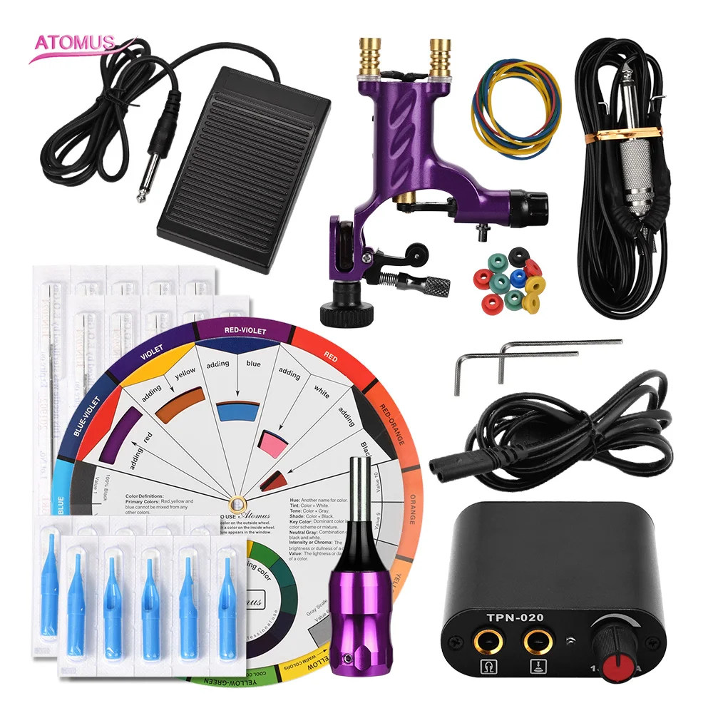 

Rotary Tattoo Machine Kits Studio Nueva Llega Suplies Machine Permanent Rotary Tattooo Set Tatoo Machin Pen Tatouage Rotative