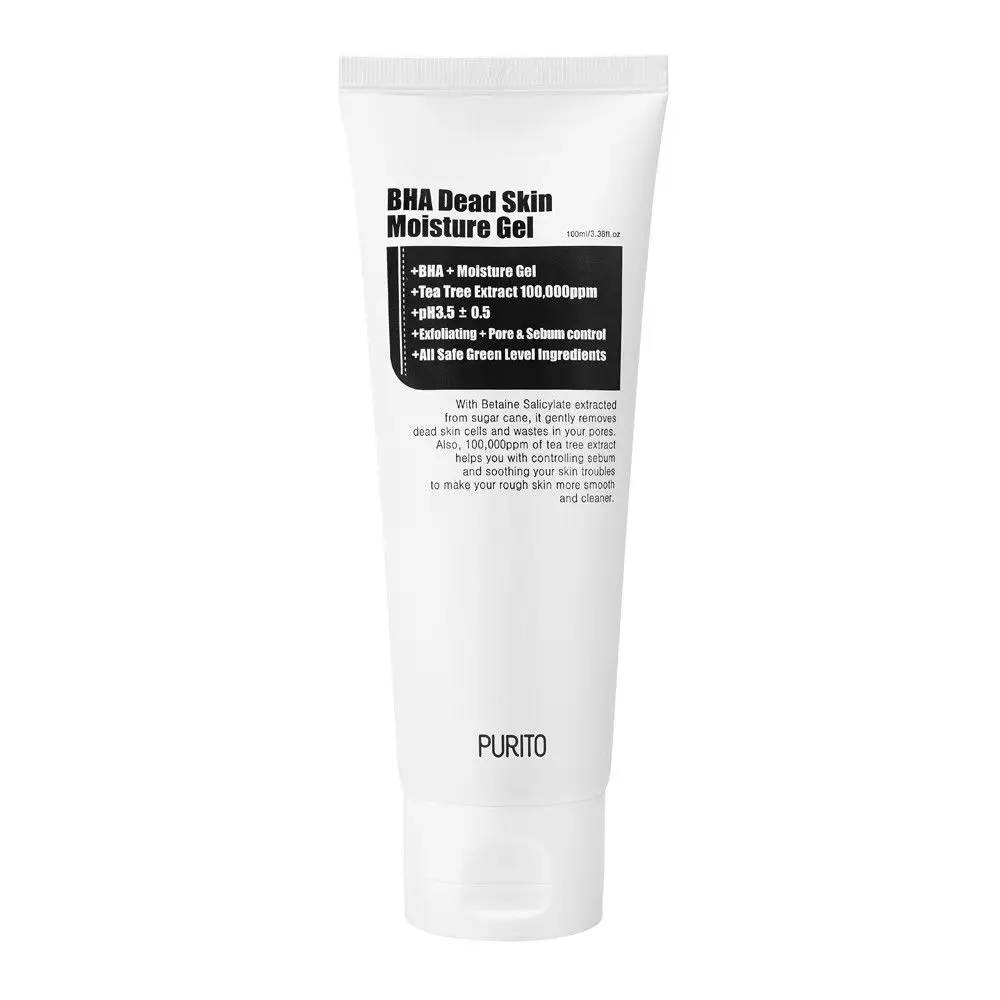 

PURITO BHA Dead Skin Moisture Gel 100ml Face Cream Skin Soothing Moisturizing Hyaluronic Acid Betaine Salic Removing Dead Skin