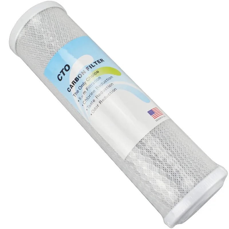 

10 inch Activated Carbon Water Filter Standard 10" Filter Cartridge for Reverse Osmosis System with CB RoHS certificate