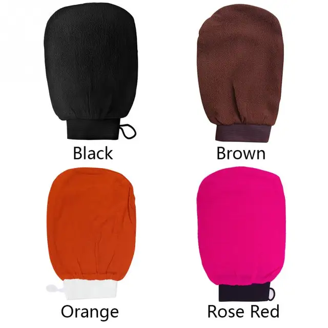 Us 3 61 5 Off 4pcs Lot Shower Gloves Gift Exfoliating Bath Mitten Body Scrub Mitt Deep Exfoliation Clean And Not Hurting The Skin In Bath Brushes