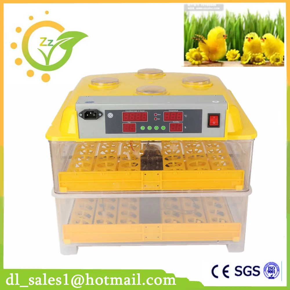 

Newest Model Full Automatic Chicken 96 Eggs Incubator Mini Incubator Poultry Egg Hatching Machine