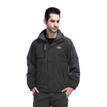 Мужские ветрозащитные куртки с капюшоном, легкие водонепроницаемые демисезонные спортивные куртки для кемпинга, походов, альпинизма