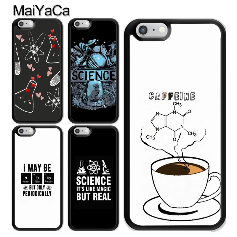 

MaiYaCa Science Chemistry Caffeine Phone Bag TPU Cover For iPhone 8 7 6 6S Plus 5 5S SE X XR XS MAX Back Fundas Coque