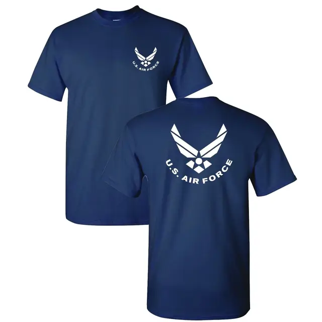 New Fashion Casual Men Cotton T shirt New U.s. Air Force Usaf Small