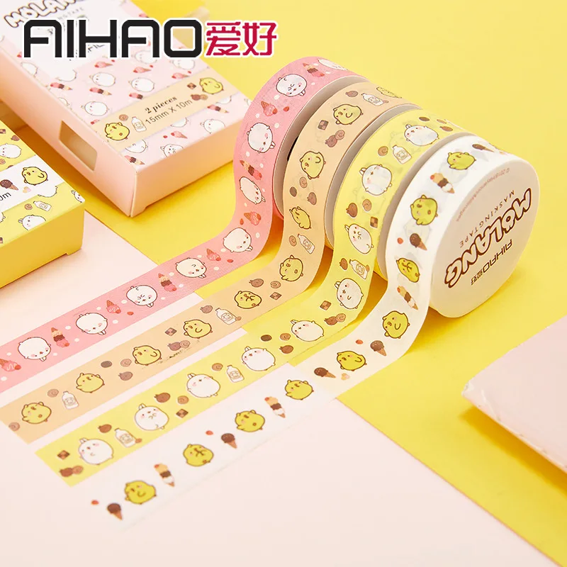 

1 set/1lot Washi Masking Tapes Cute Bunny Decorative Adhesive Scrapbooking DIY Paper Japanese Stickers 10M