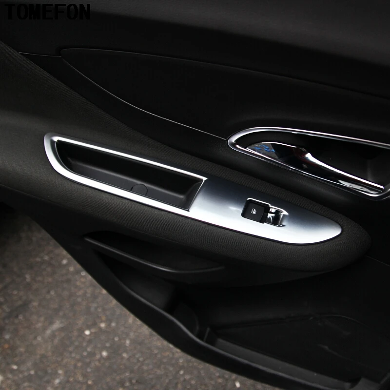 TOMEFON для OPEL MOKKA BUICK ENCORE 2012 2016 LHD хромированный салона подлокотника двери окна