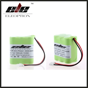 

2 pcs Eleoption 1500mAh 7.2V Ni-MH Vacuum Floor Cleaner Rechargeable Battery for Mint 4200 Mint 4205