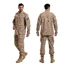Армейская Военная тактическая Униформа для страйкбола Боевая БДУ пустынная камуфляжная одежда для боя Мужская охотничья одежда костюм для охоты
