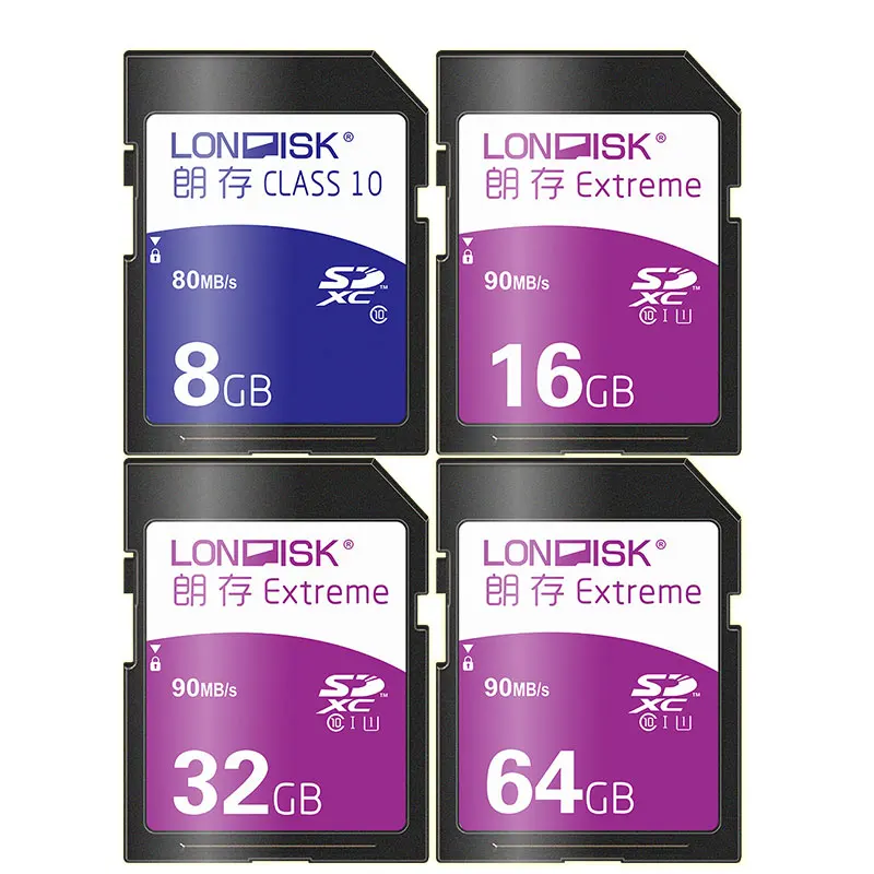 Londisk New Version SD Card 16GB/32GB/64GB/128GB Class10 UHS 1 Real