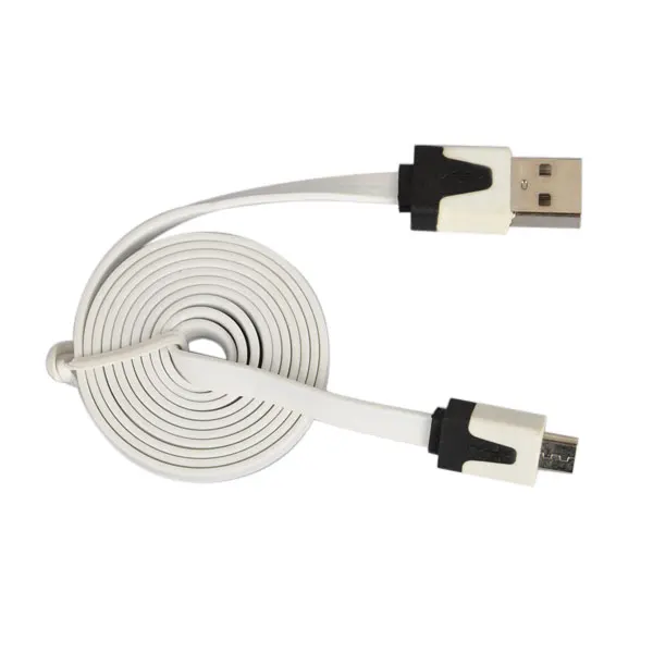 200 шт. 1 м 2 м Micro USB плоский кабель зарядного устройства для Samsung Galaxy S6 S4 S3 для iphone зарядное устройство аксессуары Связки